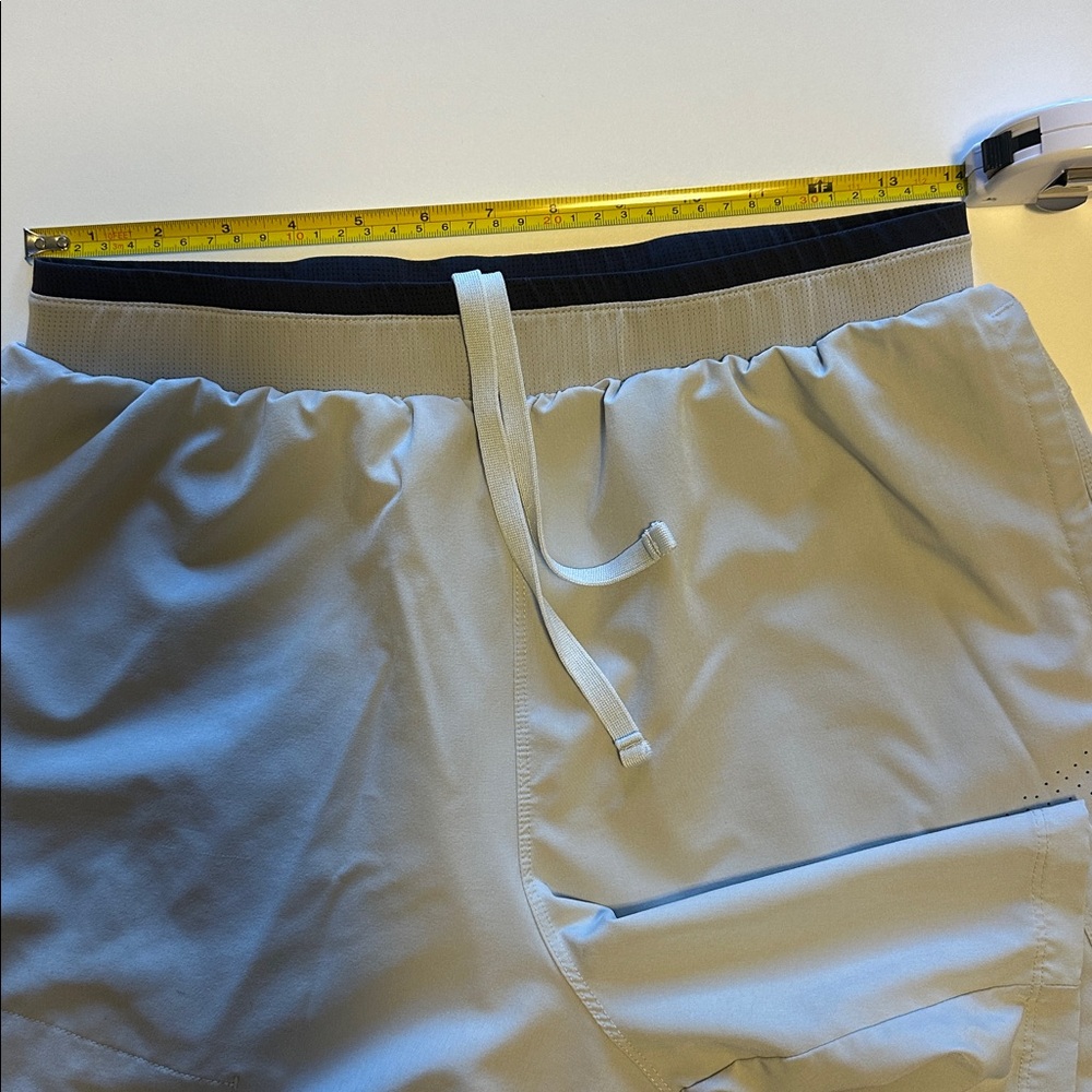 Fabletics Shorts Men's Large Elastic‎ Waist 7" Inseam Athletic Short Unlined - Picture 7 of 8